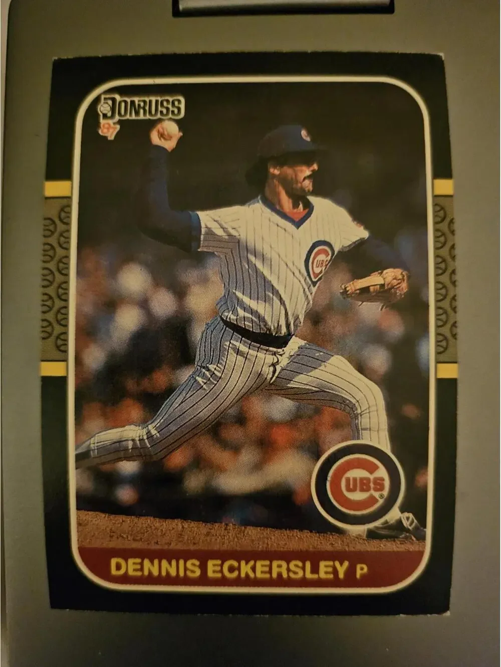 DENNIS ECKERSLEY - HOF - 1987 Donruss #365 - CUBS - RAW Mint